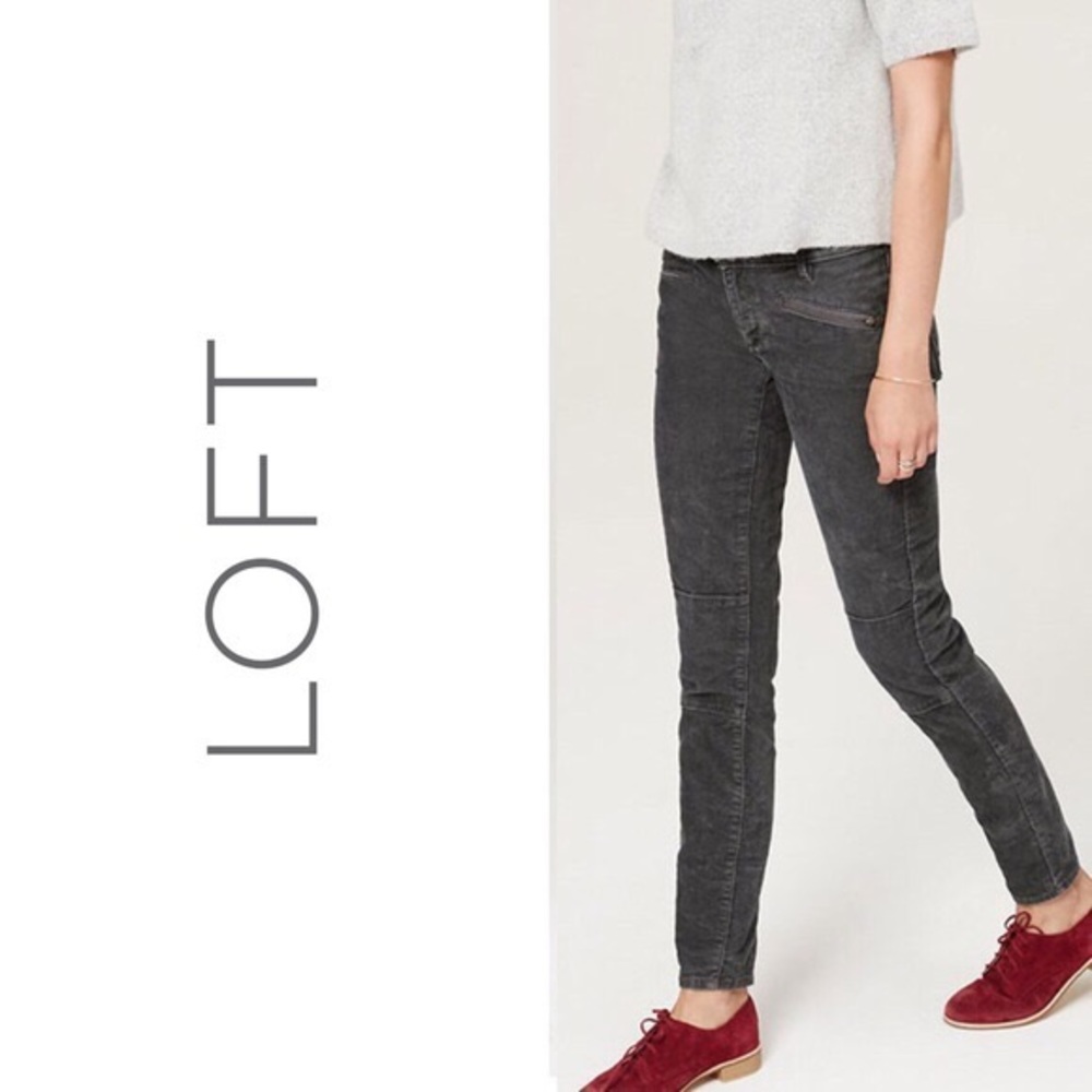 Ann Taylor LOFT Petite Cropped Cords, Sz 24P